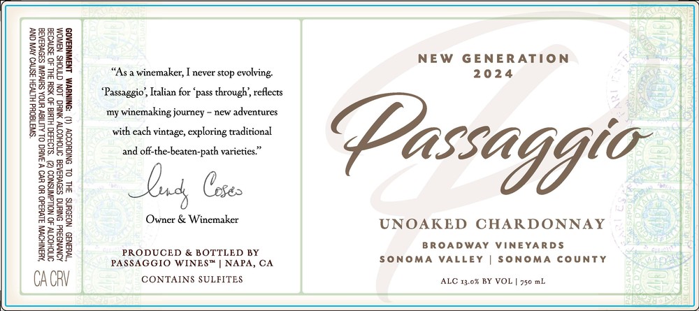2024 Chardonnay Broadway Vyd (concrete) 1